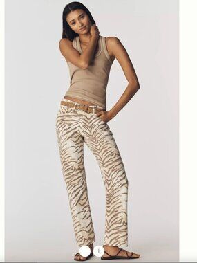 Good American Good Vintage Straight Mid-Rise Straight-Leg Jeans Size 8 BNWT